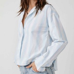 Free People Dress Shirt Top